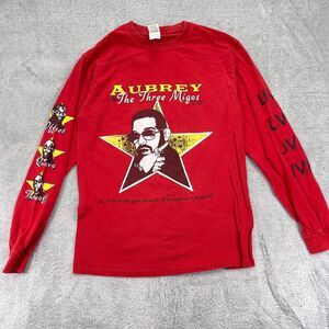 Drake Scorpion Aubrey And The Three‎ Migos 18 Rap T-Shirt Men Small Red